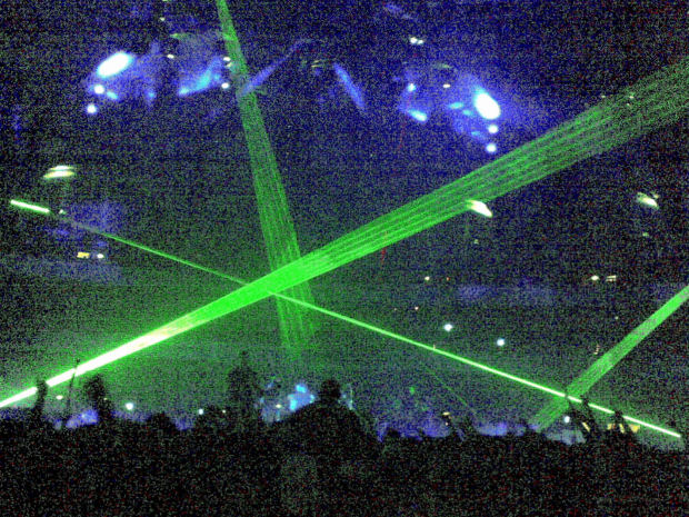 Lasershow zum Auftakt